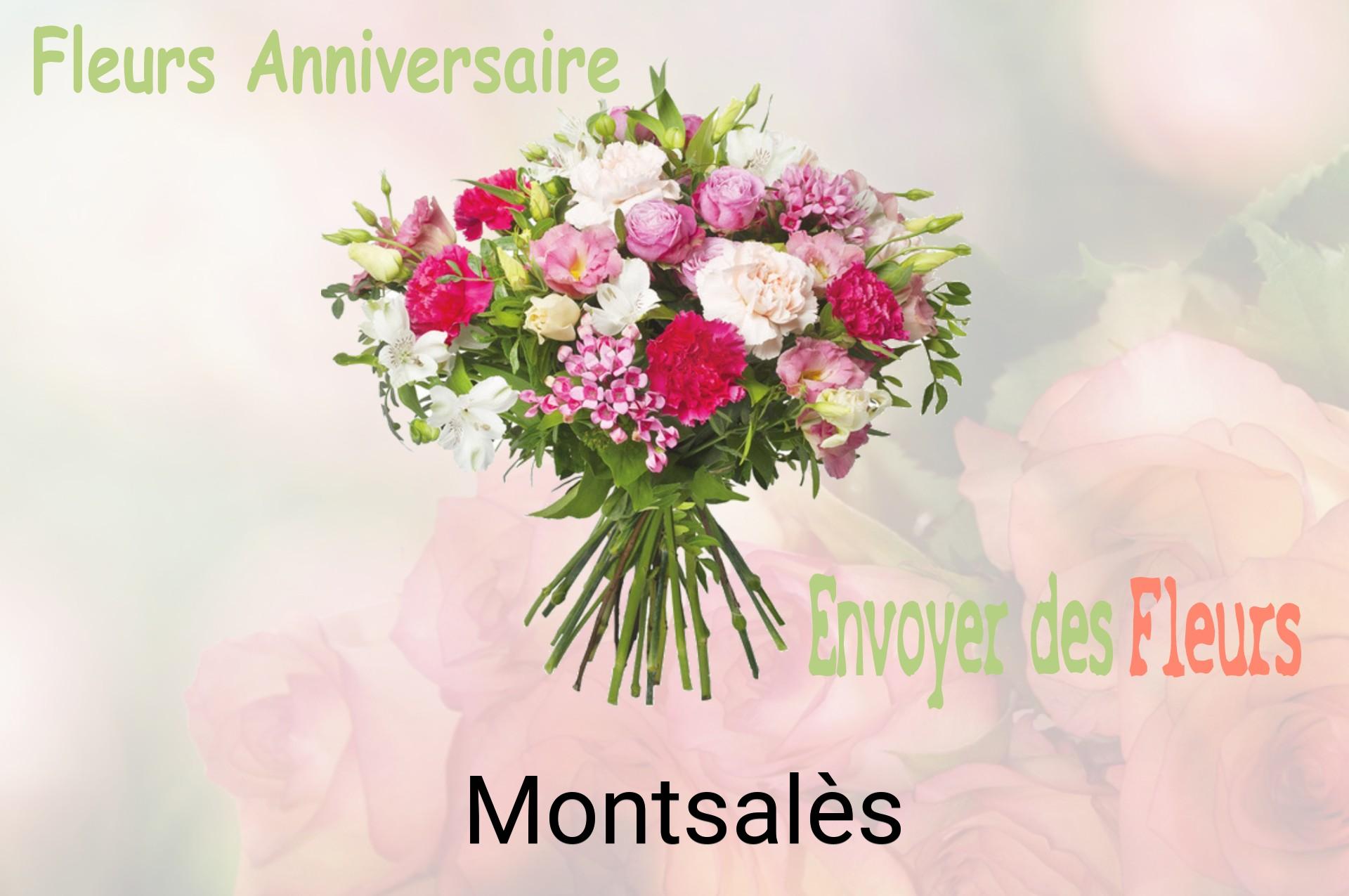 Bouquet de fleurs d’anniversaire livré à Montsalès